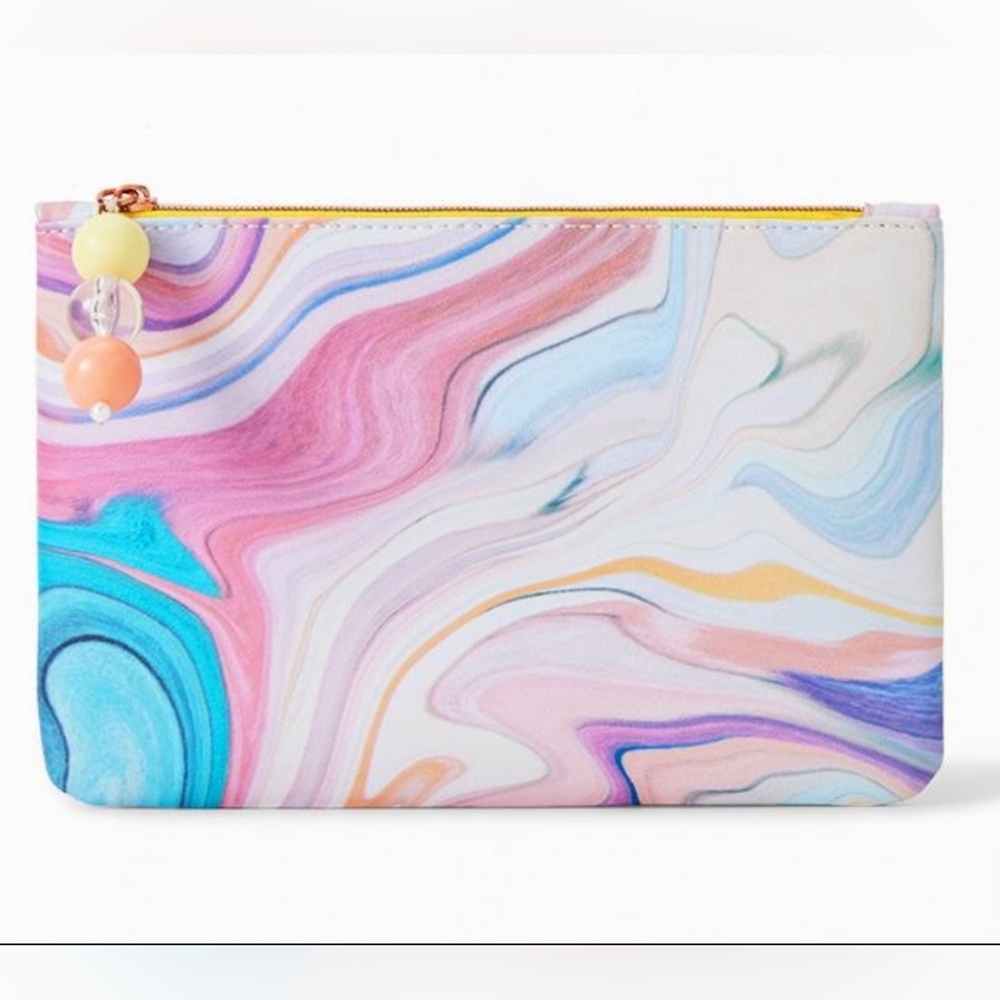 🦋 3 for $10 ~ IPSY Glam Bag March‎ 2024 Mini Purse Pouch Makeup Organizer Swirl